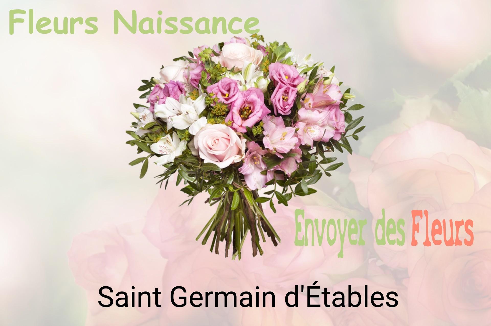 Bouquet de fleurs de naissance livré à Saint-Germain-d'Étables